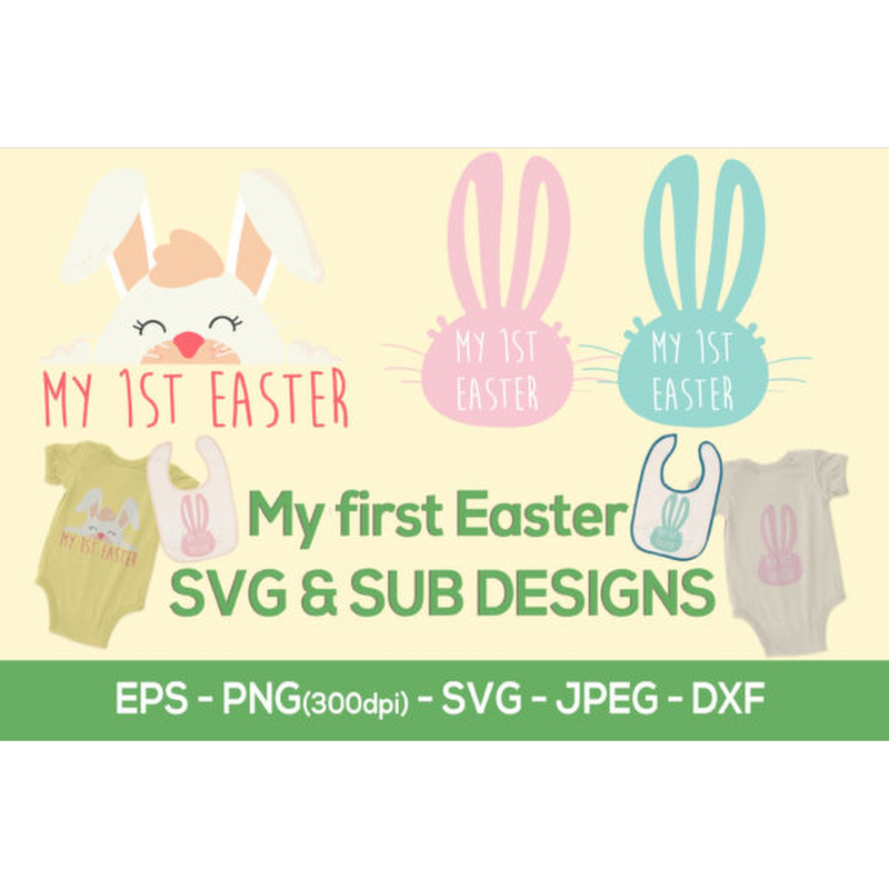 Baby Easter Bunny SVG - CraftNest - Digital Crafting and Art