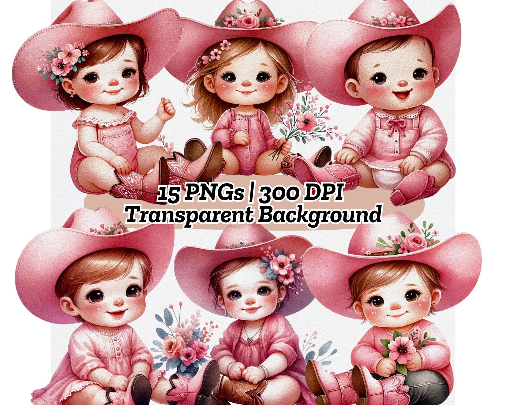 Baby Cowgirl - CraftNest - Digital Crafting and Art