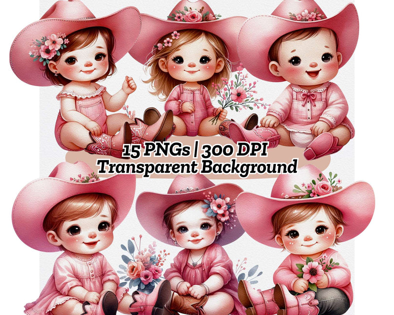 Baby Cowgirl - CraftNest - Digital Crafting and Art