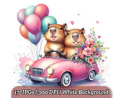 Capybara Valentine - CraftNest - Digital Crafting and Art