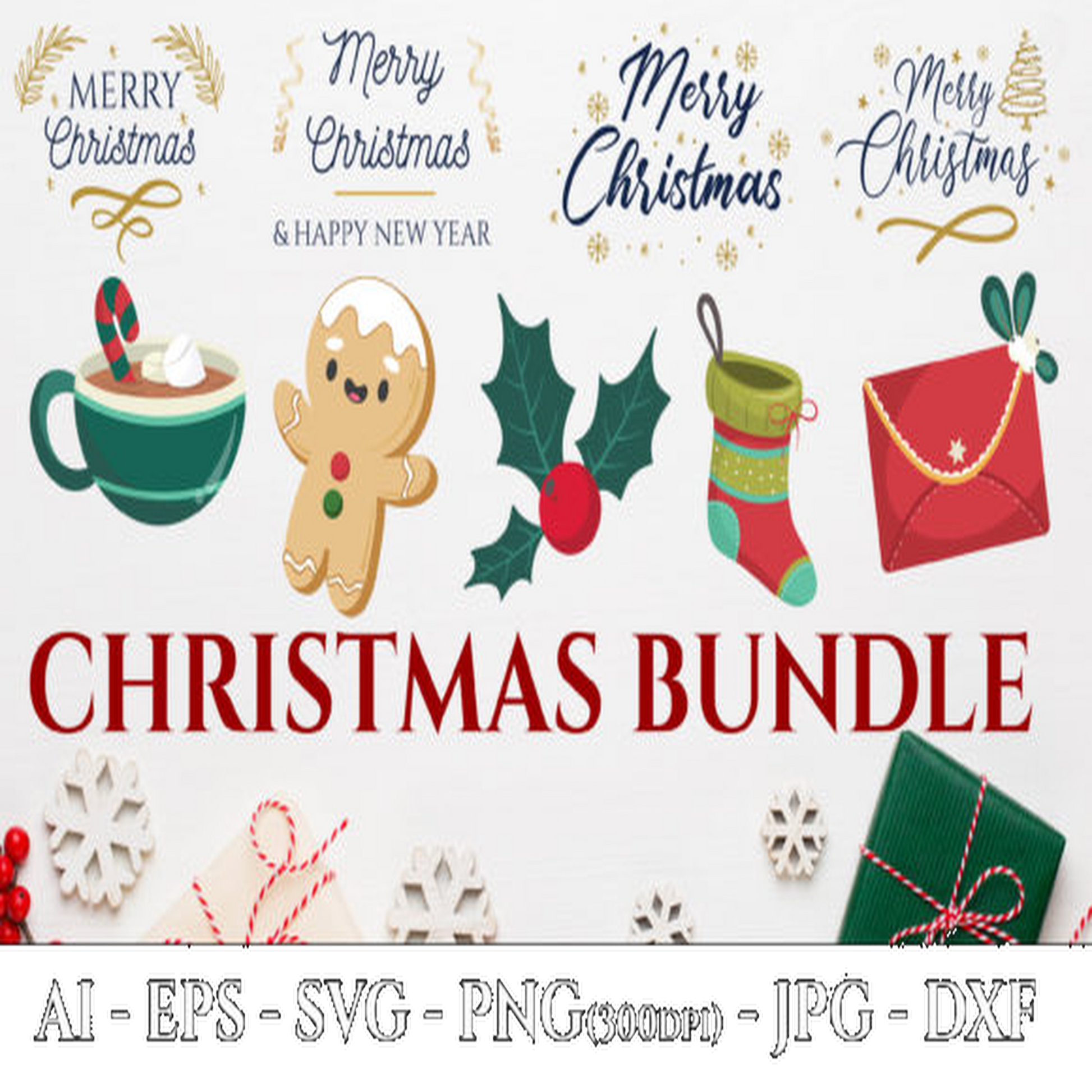Christmas Sublimation SVG Bundle - CraftNest - Digital Crafting and Art