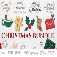 Christmas Sublimation SVG Bundle - CraftNest - Digital Crafting and Art