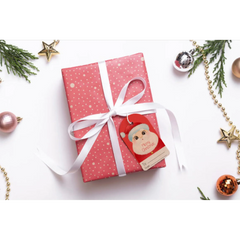 Santa and Snowman Christmas Tags Clipart - CraftNest - Digital Crafting and Art