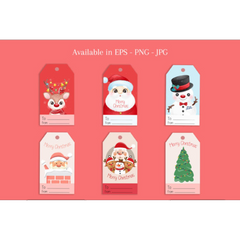 Christmas Gift Tags SVG Bundle - CraftNest - Digital Crafting and Art