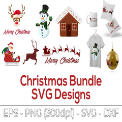 Merry Christmas SVG Bundle - CraftNest - Digital Crafting and Art