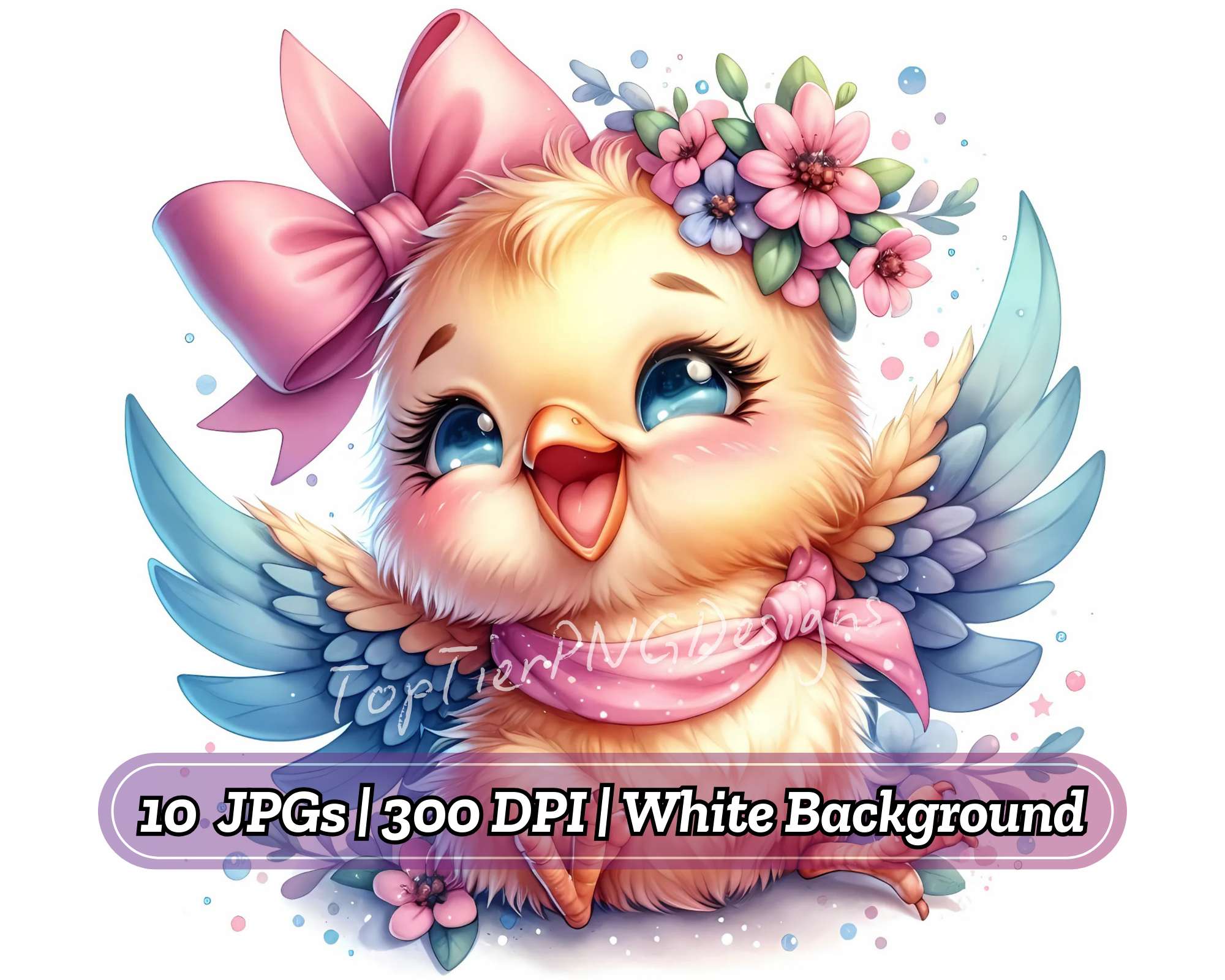 Cute Baby Girl Birds - CraftNest - Digital Crafting and Art