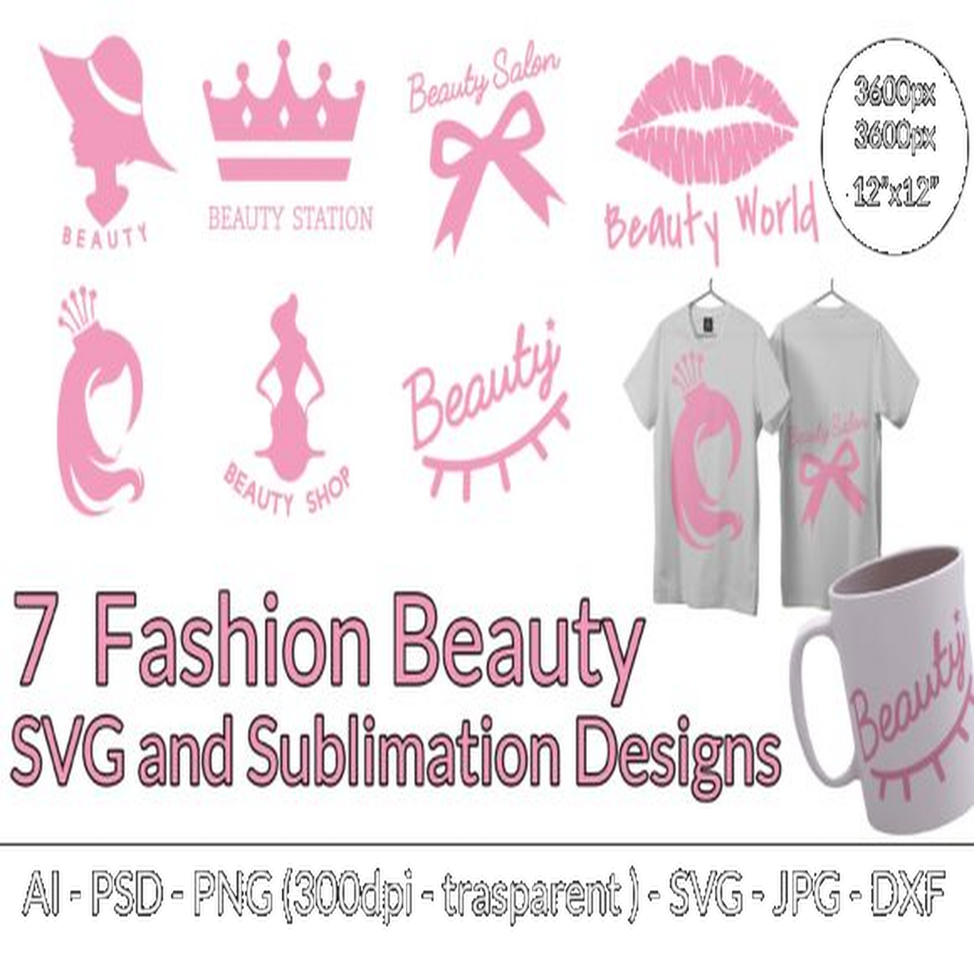 Fashion Beauty SVG - CraftNest - Digital Crafting and Art