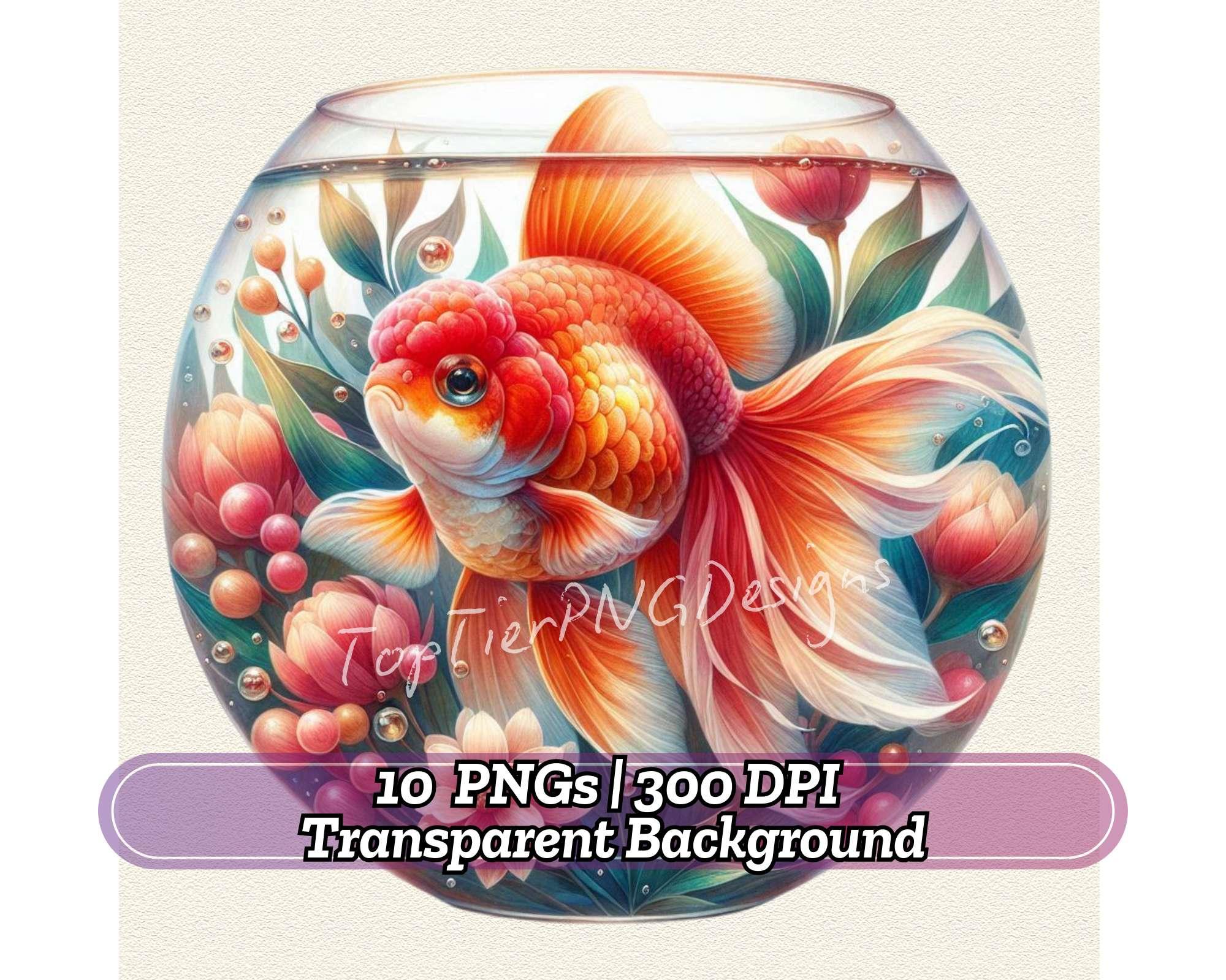 Fish in Bowl - CraftNest - Digital Crafting and Art