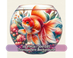Fish in Bowl - CraftNest - Digital Crafting and Art