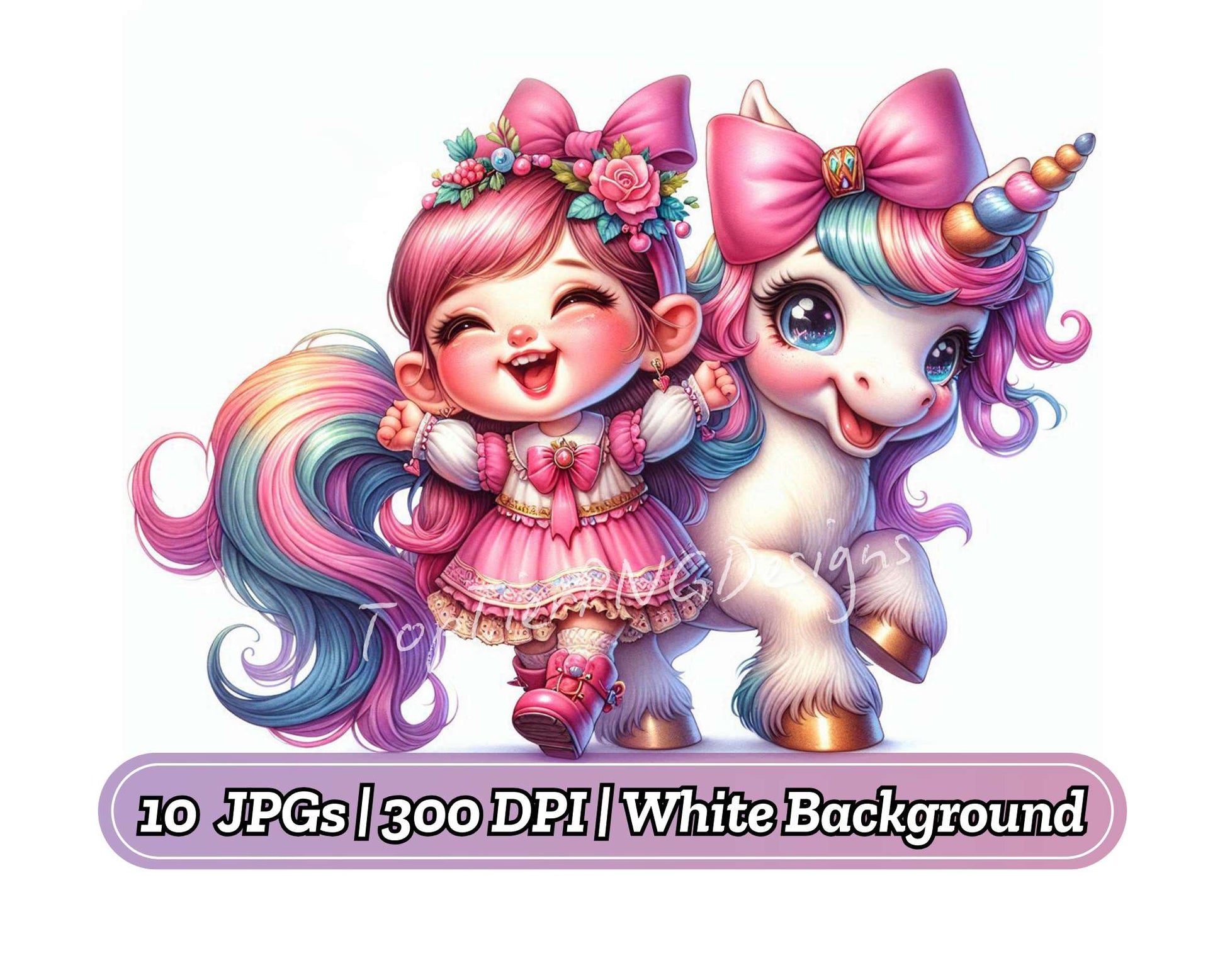 Gnome and Unicorn - CraftNest - Digital Crafting and Art