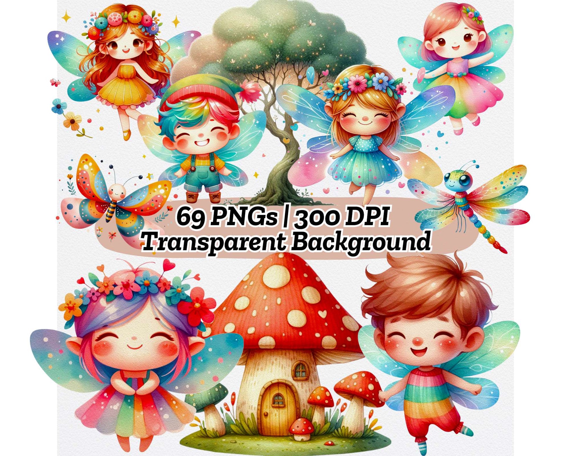 Magical Garden Fairies - CraftNest - Digital Crafting and Art