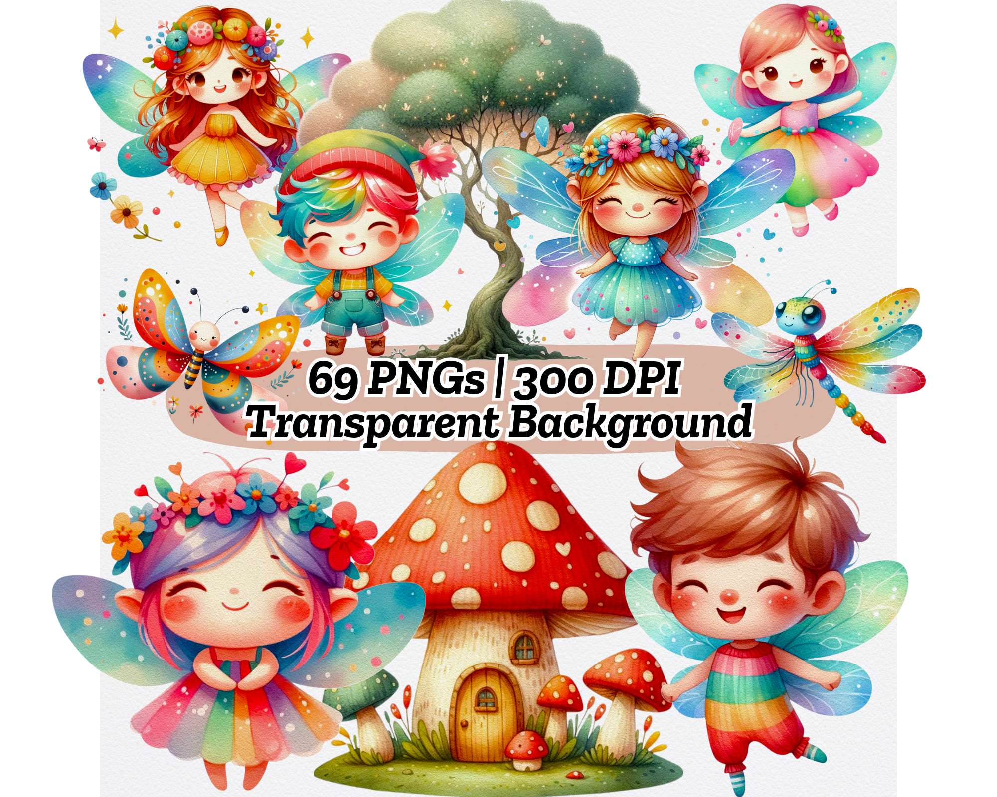 Magical Garden Fairies - CraftNest - Digital Crafting and Art