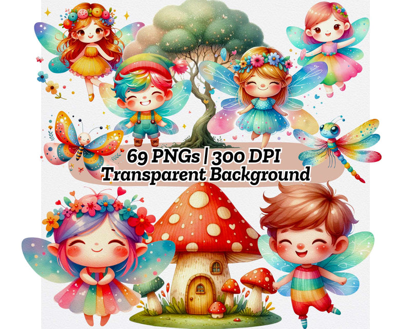 Magical Garden Fairies - CraftNest - Digital Crafting and Art