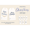 Merry Christmas Gift Tags SVG Bundle