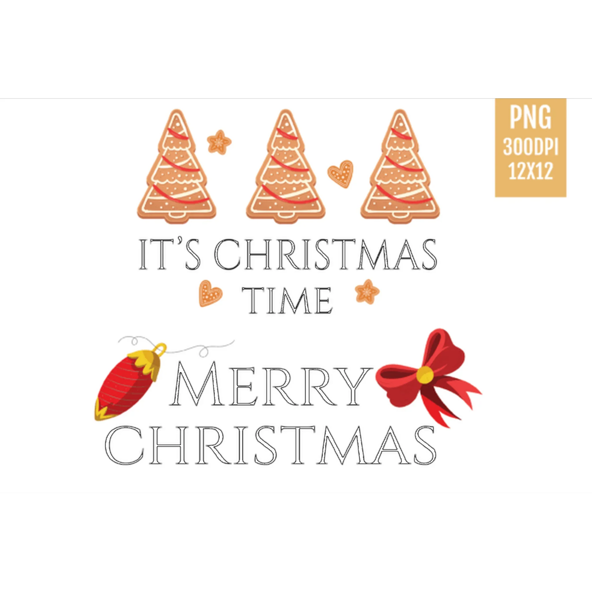 Merry Christmas Clipart - CraftNest - Digital Crafting and Art
