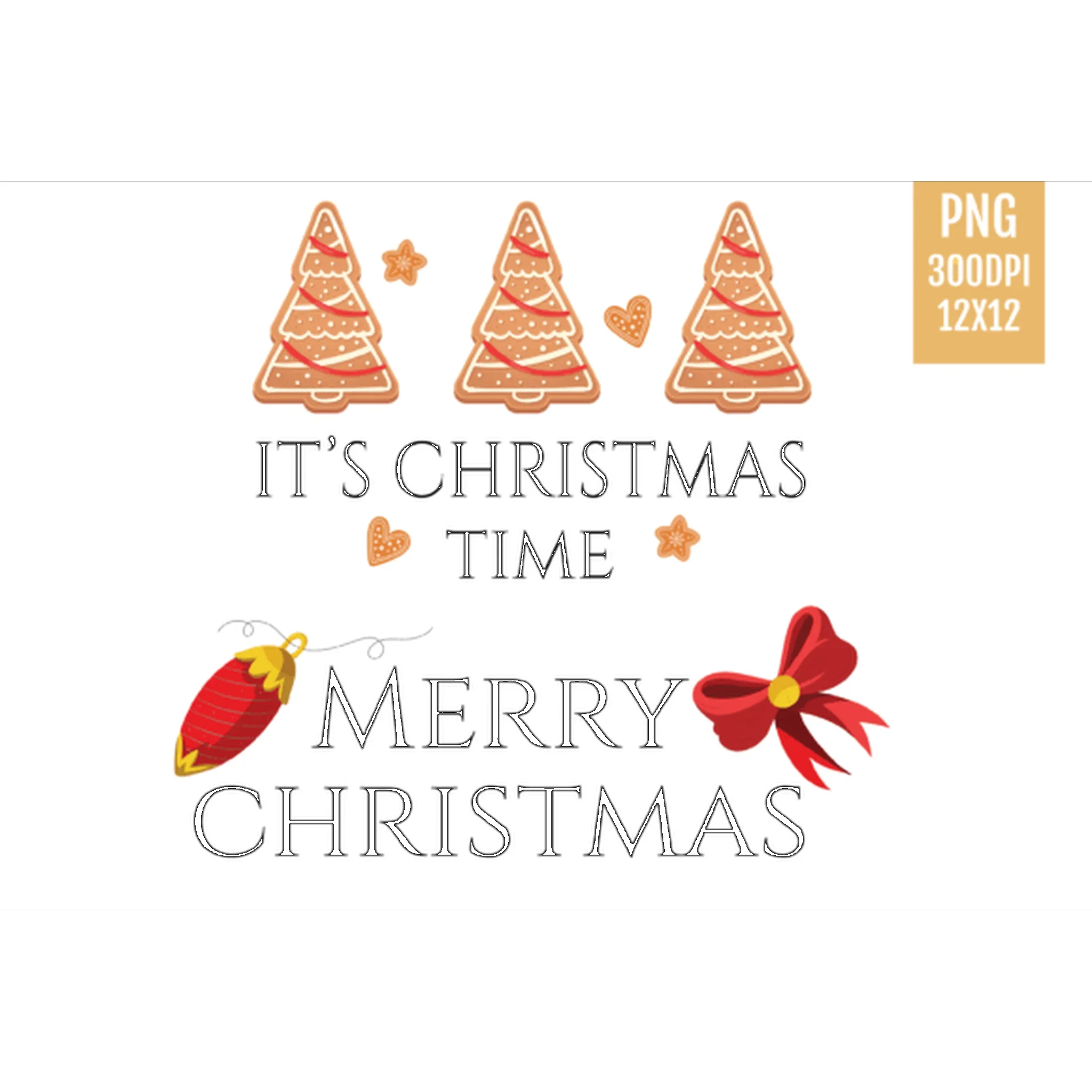 Merry Christmas Clipart - CraftNest - Digital Crafting and Art