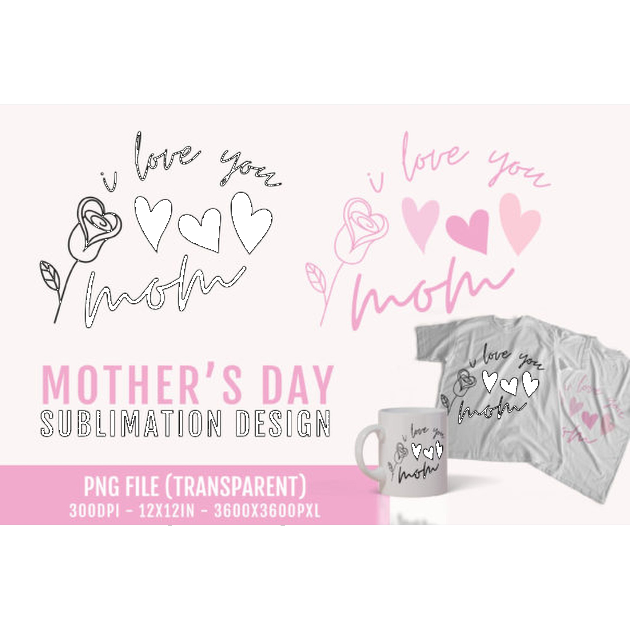 Mothers' Day Clipart - CraftNest - Digital Crafting and Art