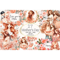 Mothers' Day Clipart - CraftNest - Digital Crafting and Art
