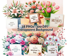 Mother's Day Flowers - CraftNest - Digital Crafting and Art