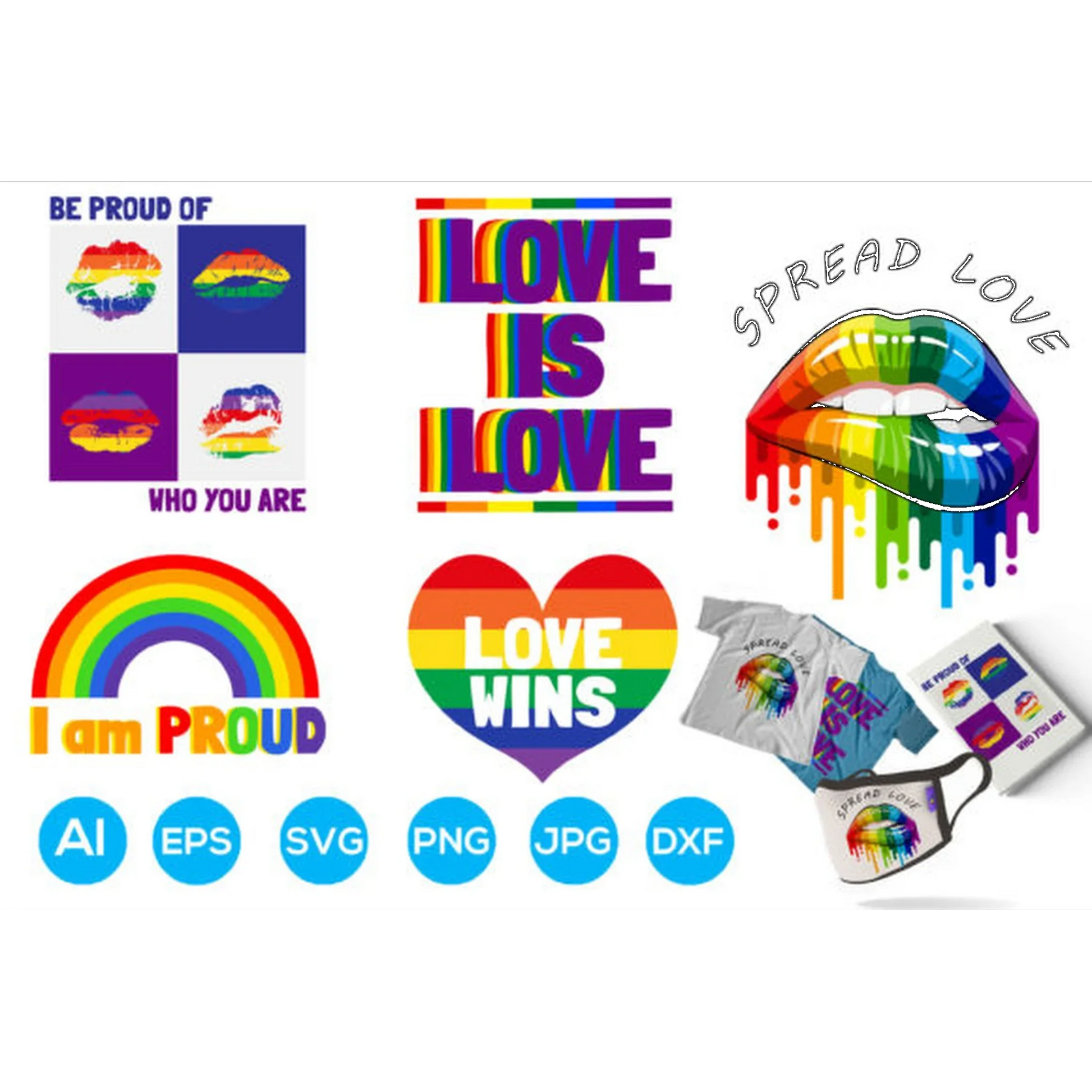 Pride SVG Bundle - CraftNest - Digital Crafting and Art