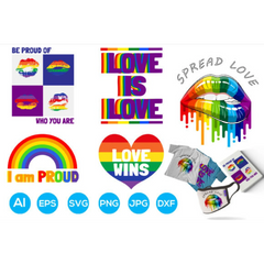 Pride SVG Bundle - CraftNest - Digital Crafting and Art