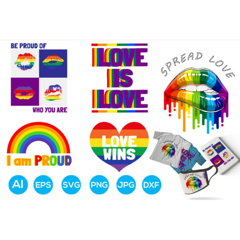 Pride SVG Bundle - CraftNest - Digital Crafting and Art