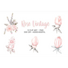 Vintage Rose Clipart