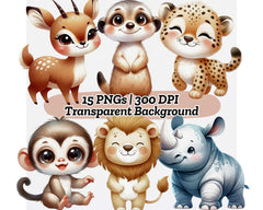 Safari Animals - CraftNest - Digital Crafting and Art