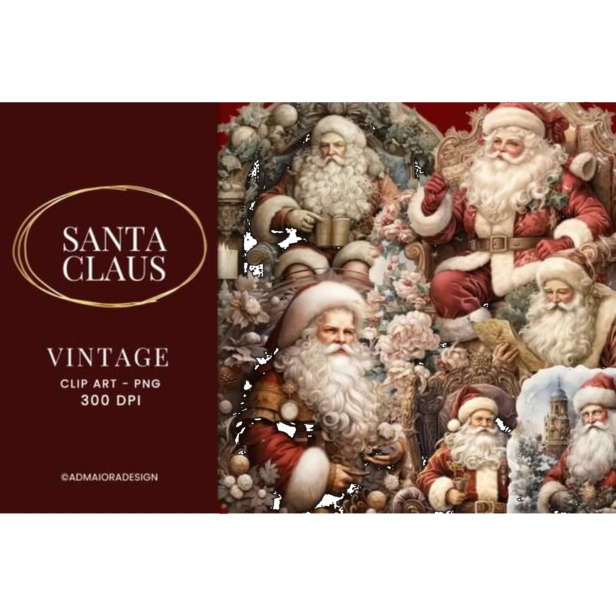 Santa Claus Clipart - CraftNest - Digital Crafting and Art