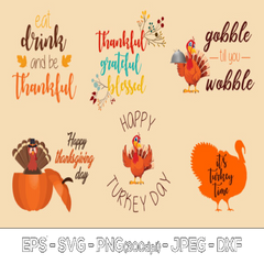 Turkey Thanksgiving SVG - CraftNest - Digital Crafting and Art