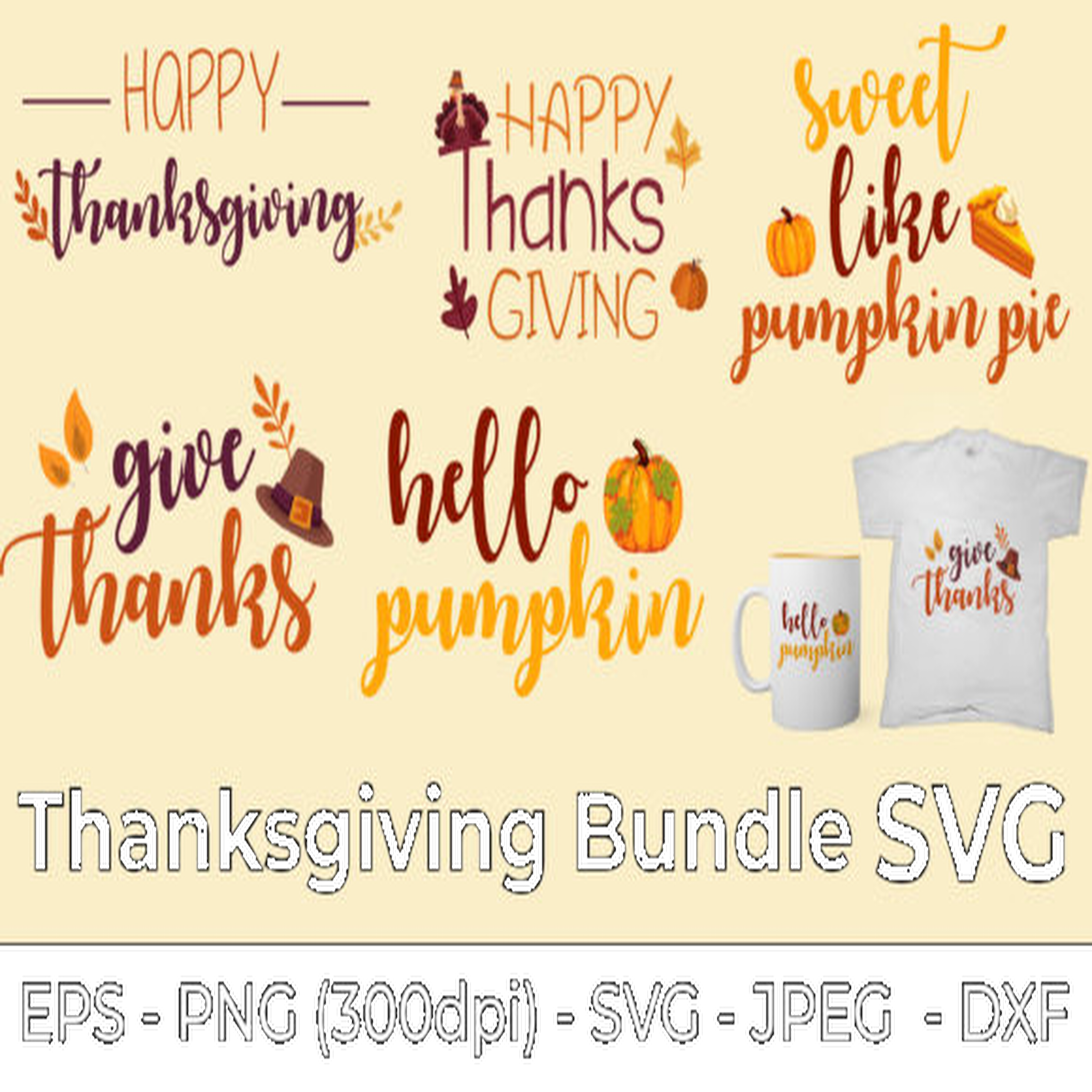 Thanksgiving SVG - CraftNest - Digital Crafting and Art