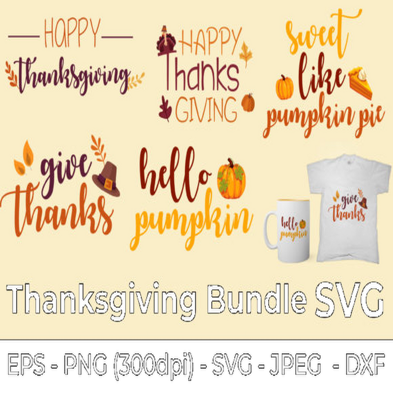Thanksgiving SVG - CraftNest - Digital Crafting and Art