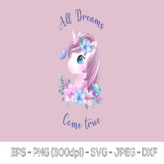 Watercolor Unicorn SVG - CraftNest - Digital Crafting and Art