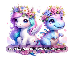 Unicorn Dinosaur - CraftNest - Digital Crafting and Art