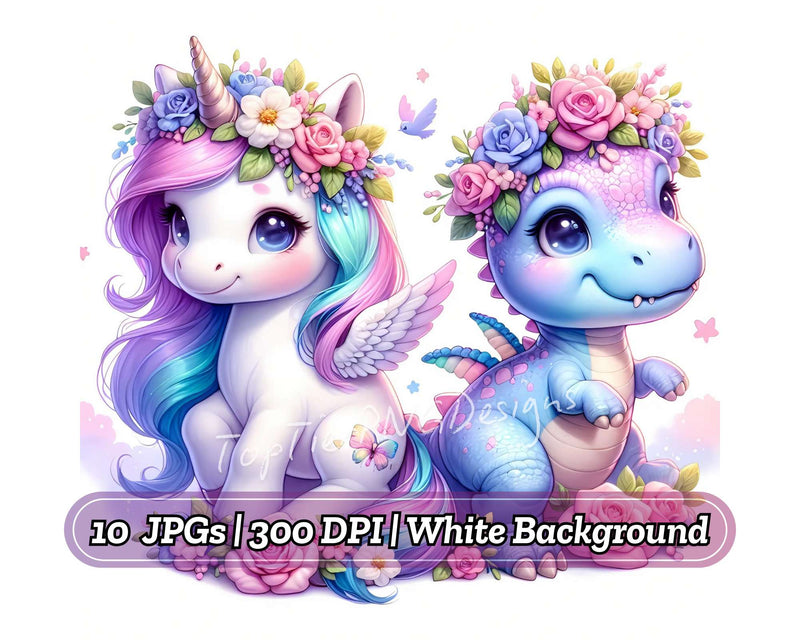 Unicorn Dinosaur - CraftNest - Digital Crafting and Art