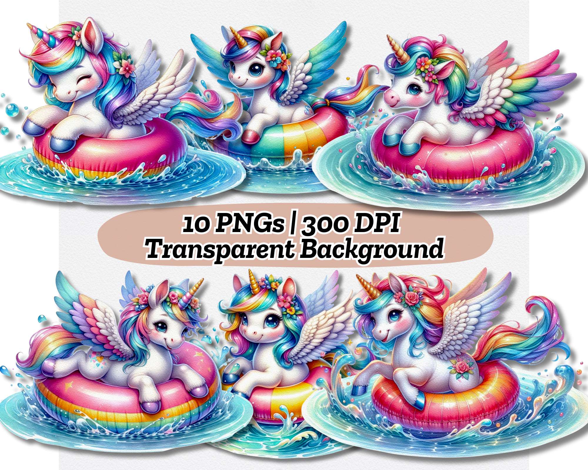 Unicorn Inflatable Pool - CraftNest - Digital Crafting and Art