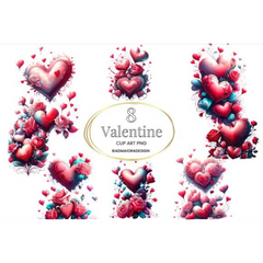 Valentine Heart Clipart - CraftNest - Digital Crafting and Art