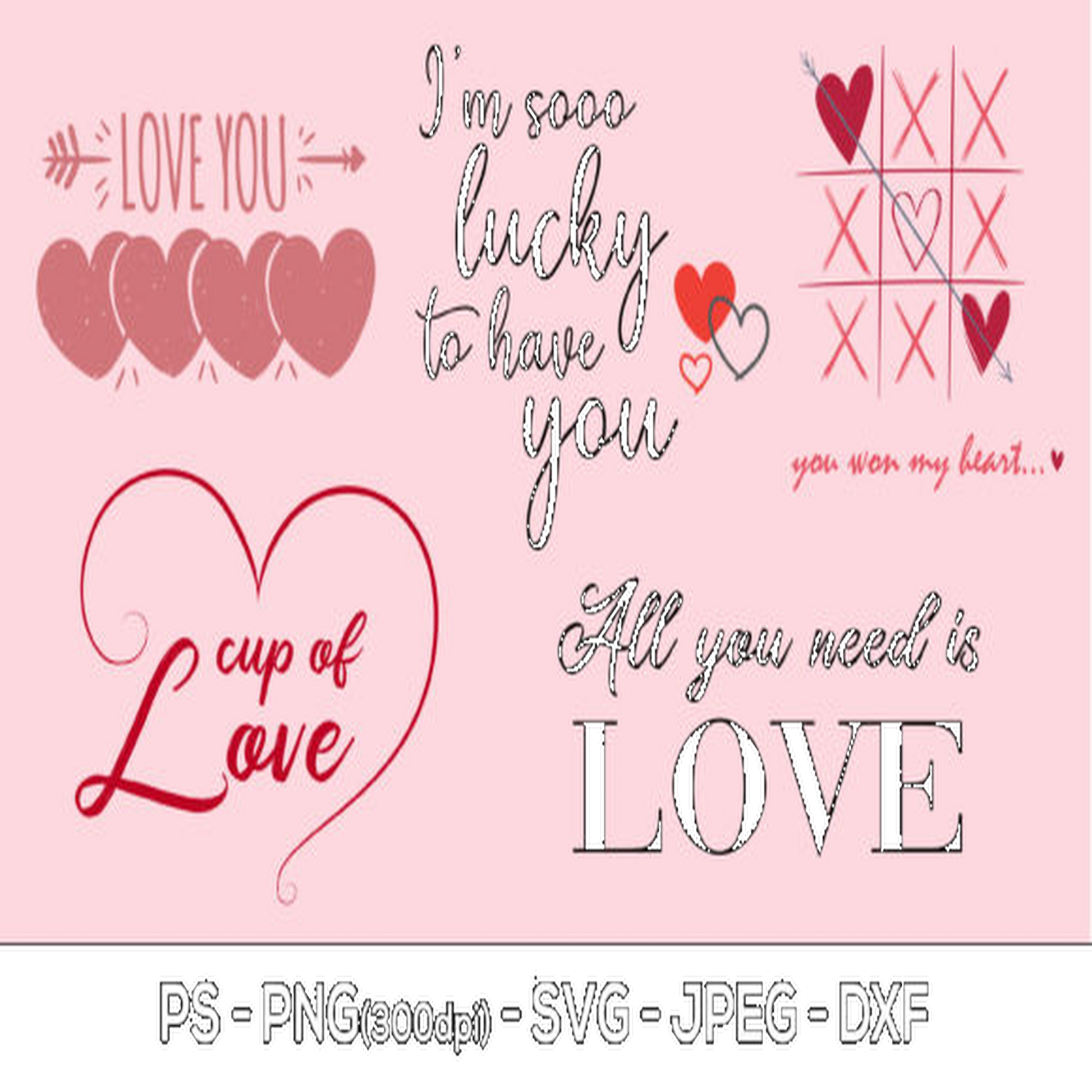 Heart and Love SVG - CraftNest - Digital Crafting and Art