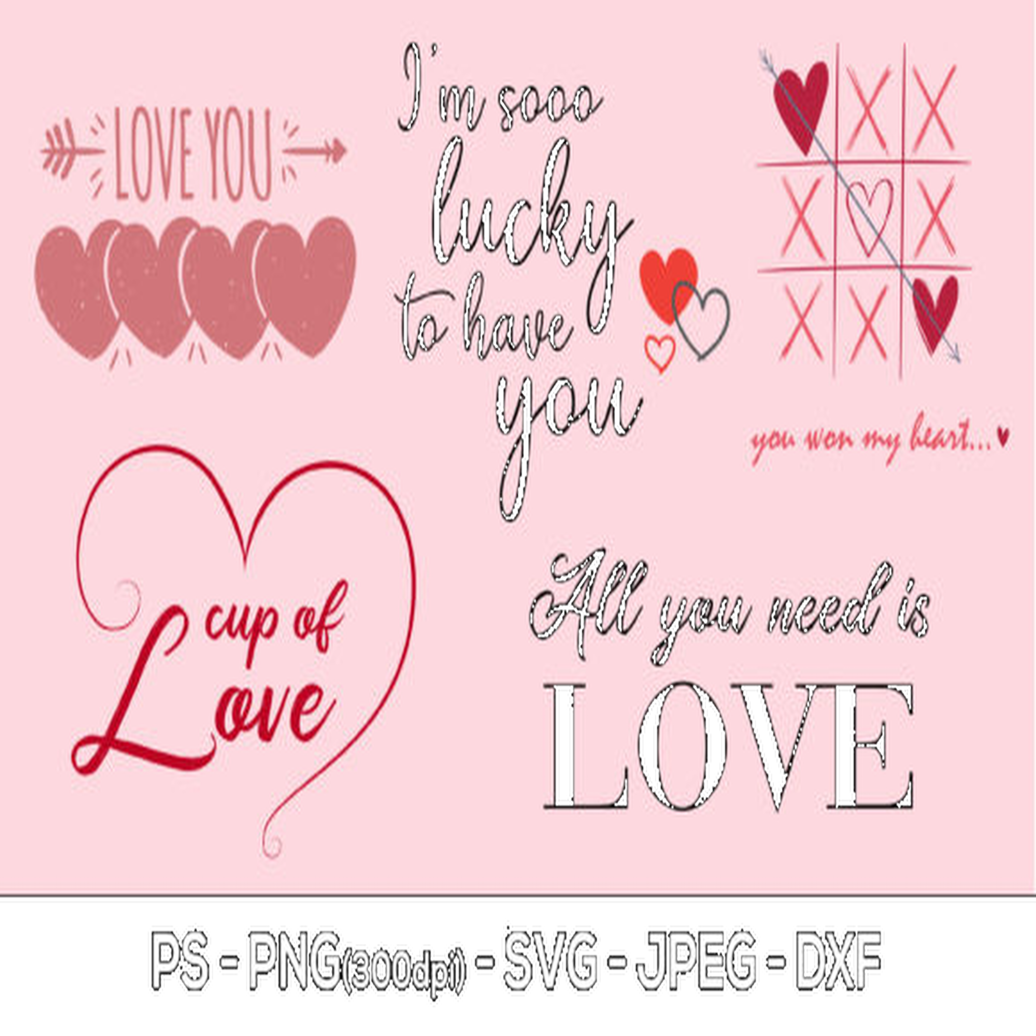 Heart and Love SVG - CraftNest - Digital Crafting and Art