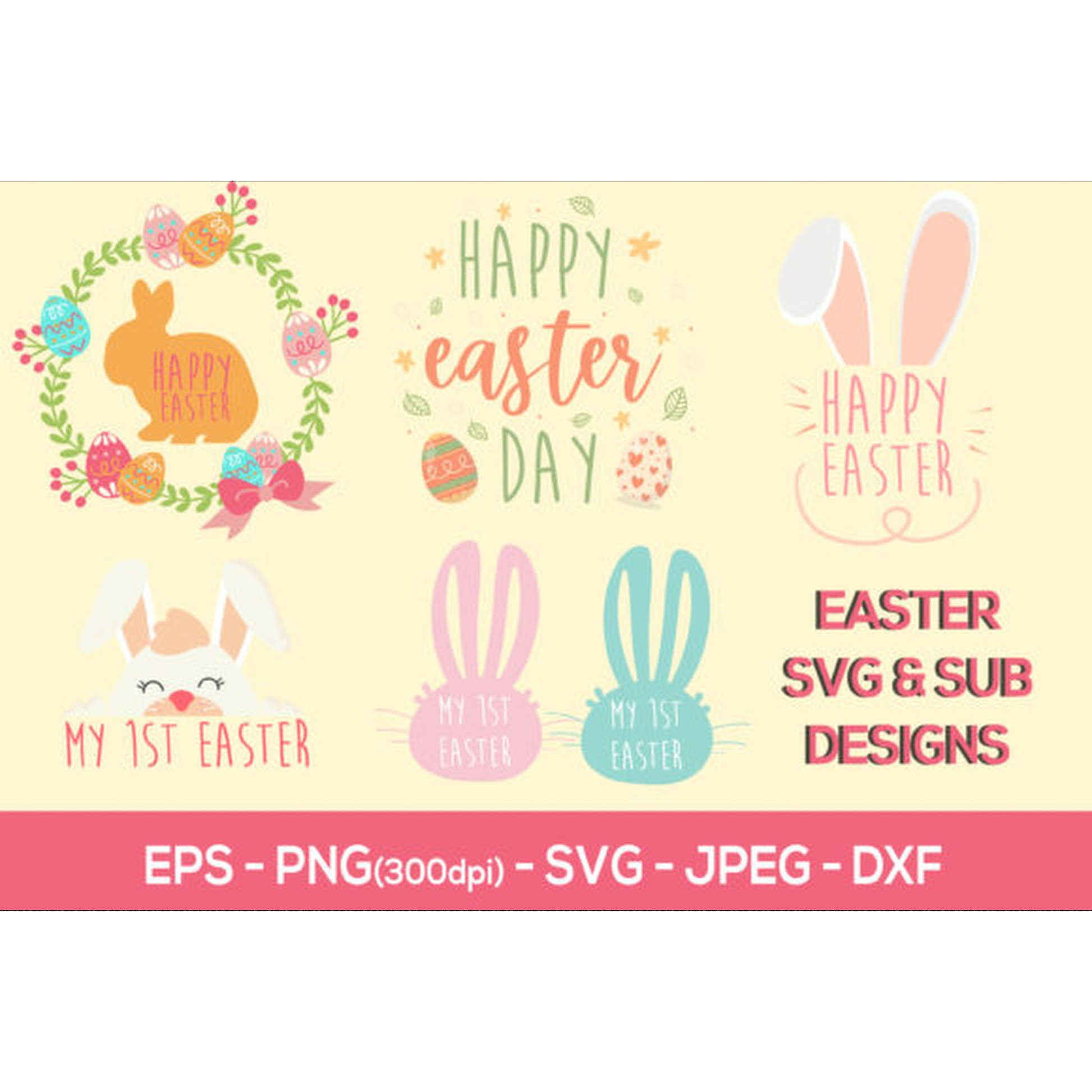 Easter SVG Bundle - CraftNest - Digital Crafting and Art
