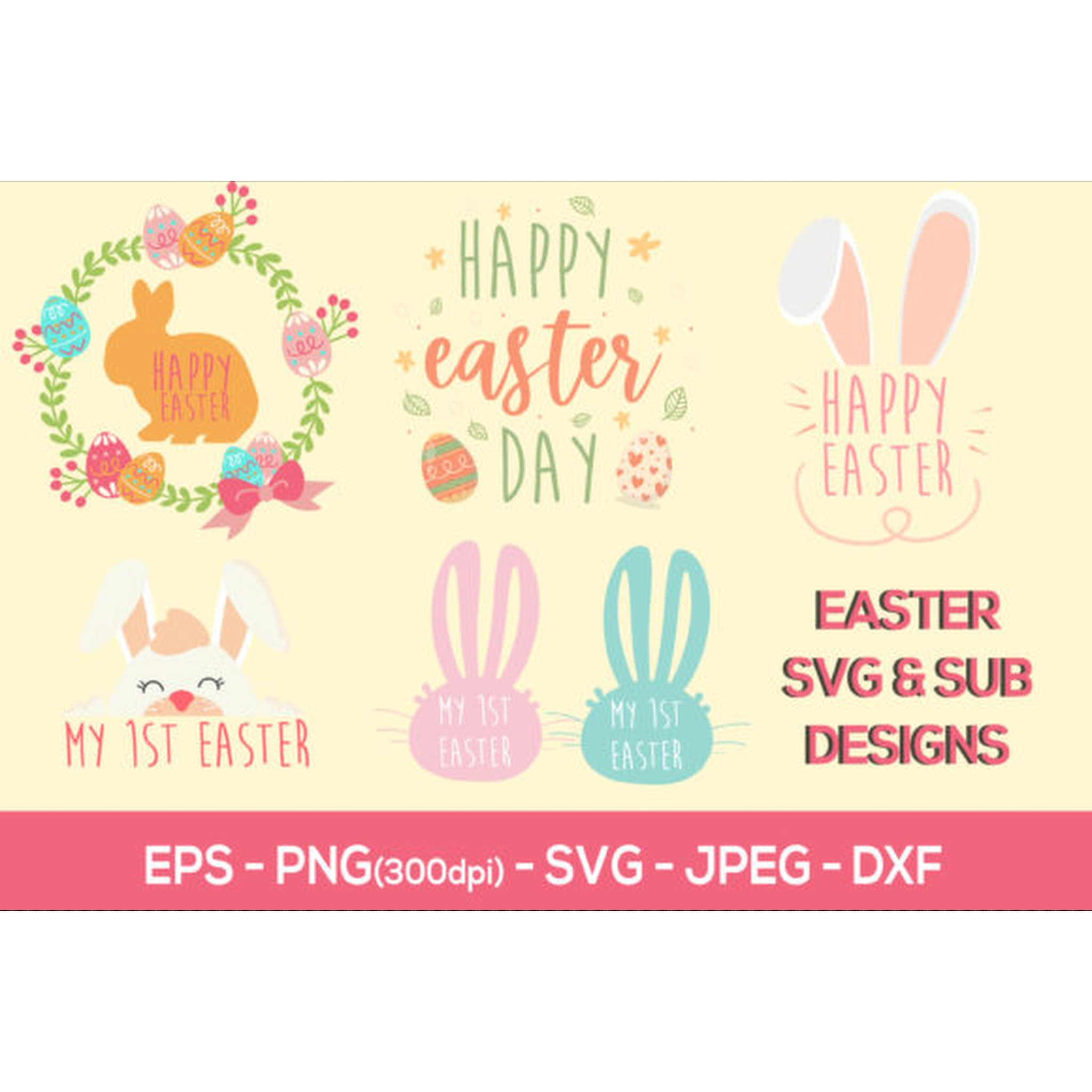 Easter SVG Bundle - CraftNest - Digital Crafting and Art