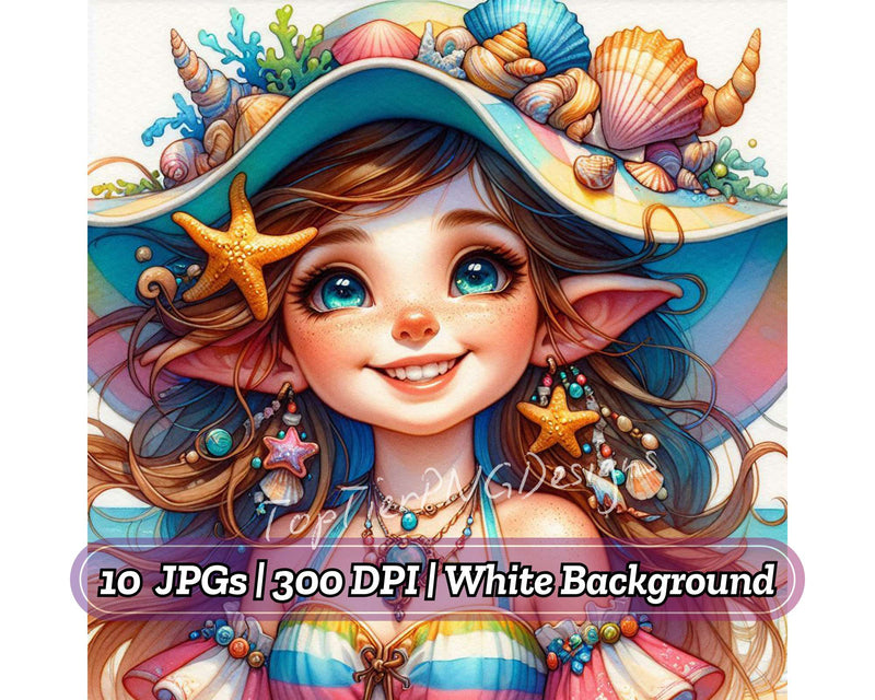 Beach Gnome - CraftNest - Digital Crafting and Art