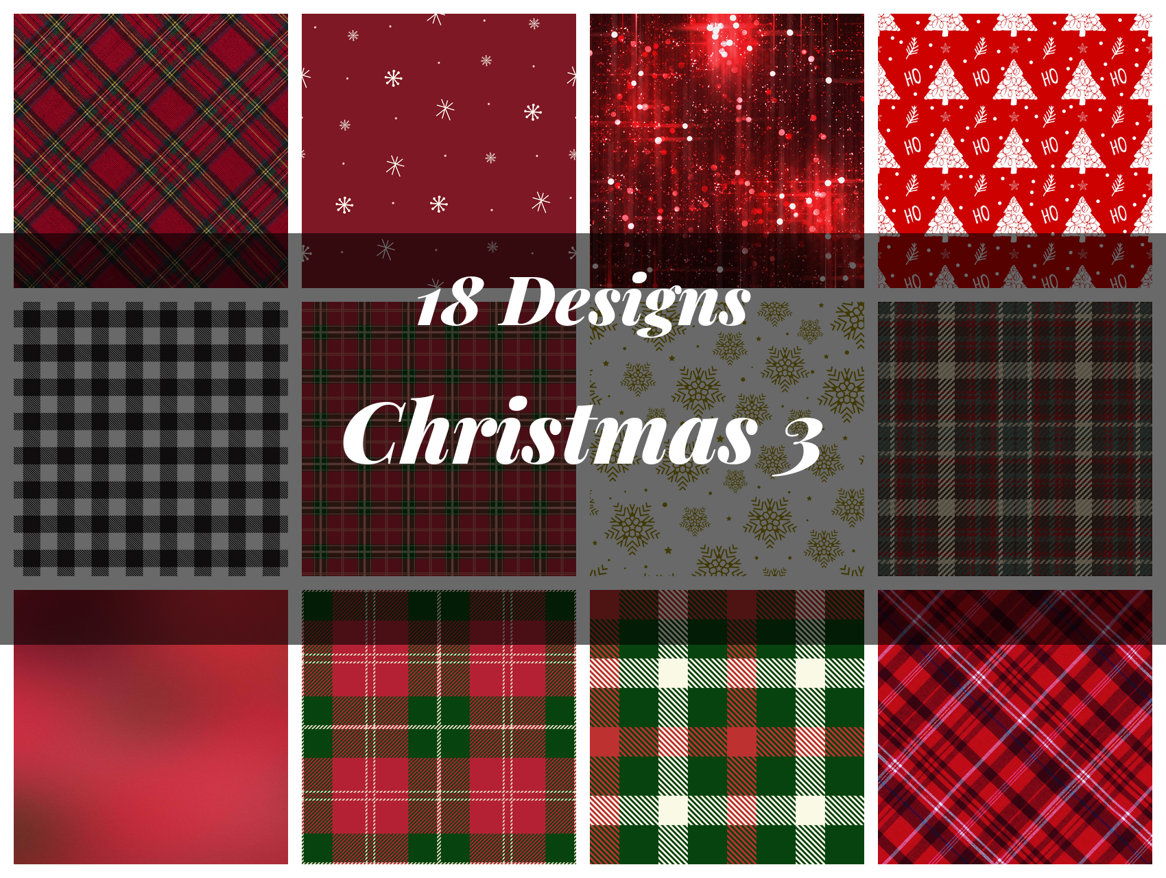 Christmas Seamless Digital Paper 3 - CraftNest - Digital Crafting and Art