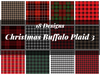 Christmas Buffalo Plaid Digital Paper 3