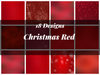 Christmas Red Seamless Digital Paper