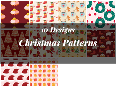 Christmas Seamless Patterns - CraftNest - Digital Crafting and Art