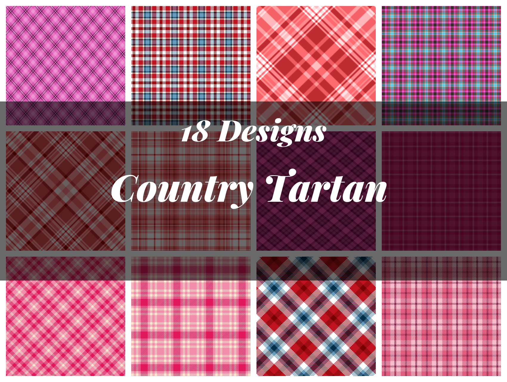 Country Tartan Seamless Digital Paper - CraftNest - Digital Crafting and Art