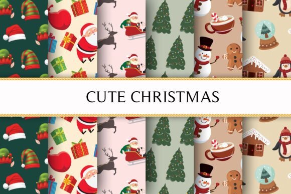 Cute Christmas Sublimation Patterns - CraftNest - Digital Crafting and Art