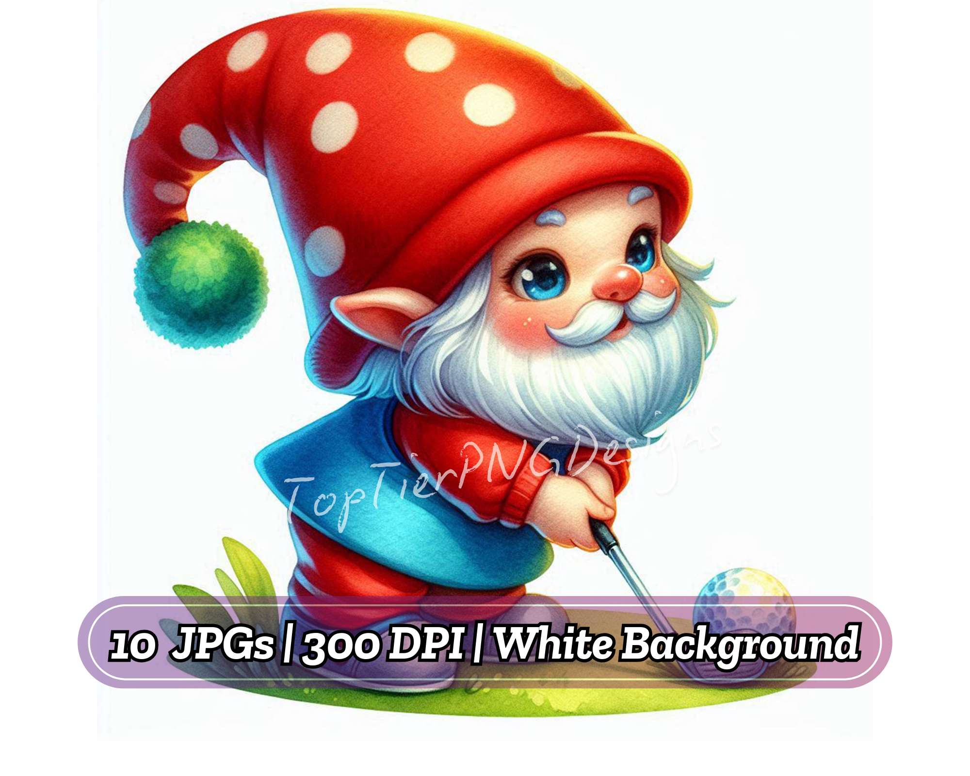 Cute Golf - CraftNest - Digital Crafting and Art