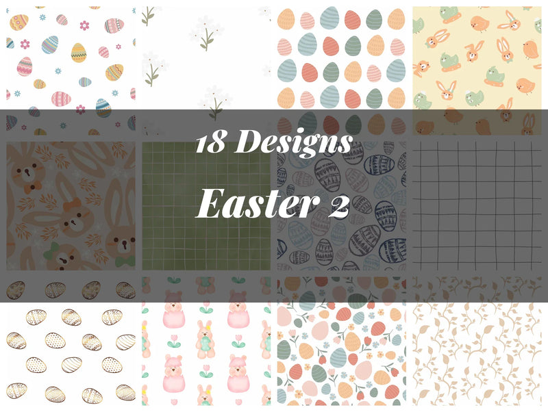 Easter Seamless Digital Paper 2 - CraftNest - Digital Crafting and Art